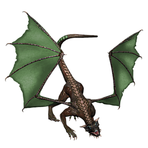 <b>Darkai</b> ist ein jugendlicher Drache. Gutes Training bereitet den jungen Drachen optimal auf seine Aufgaben in der Arena vor.