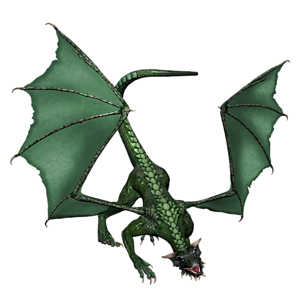 <b>Dragon</b> ist ein jugendlicher Drache. Gutes Training bereitet den jungen Drachen optimal auf seine Aufgaben in der Arena vor.