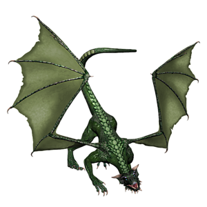 <b>Iguana</b> ist ein jugendlicher Drache. Gutes Training bereitet den jungen Drachen optimal auf seine Aufgaben in der Arena vor.
