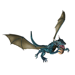 <b>Chimaria monstrosa 25</b> ist ein Drachenkind. Nun ist der richtige Moment, dem Kleinen Fliegen, Feuerspucken usw. beizubringen.