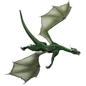 <b>Greenhydra</b> ist ein erfahrener, erwachsener Drache.